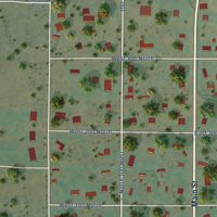 Second close-up of the map of Holden, Utah print showing more streets and buildings