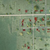 Second close-up of the map of Holstein, Nebraska print showing more streets and buildings