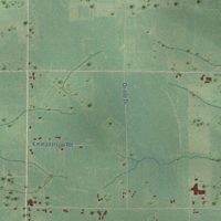 Second close-up of the map of Holton, Wisconsin print showing more streets and buildings