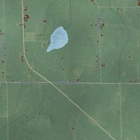 Second close-up of the map of Homer Township, Calhoun County, Michigan print showing more streets and buildings