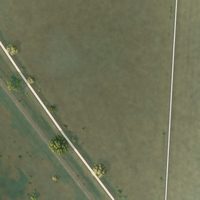 Second close-up of the map of Humboldt, Minnesota print showing more streets and buildings