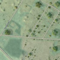 Second close-up of the map of Hurontown, Michigan print showing more streets and buildings