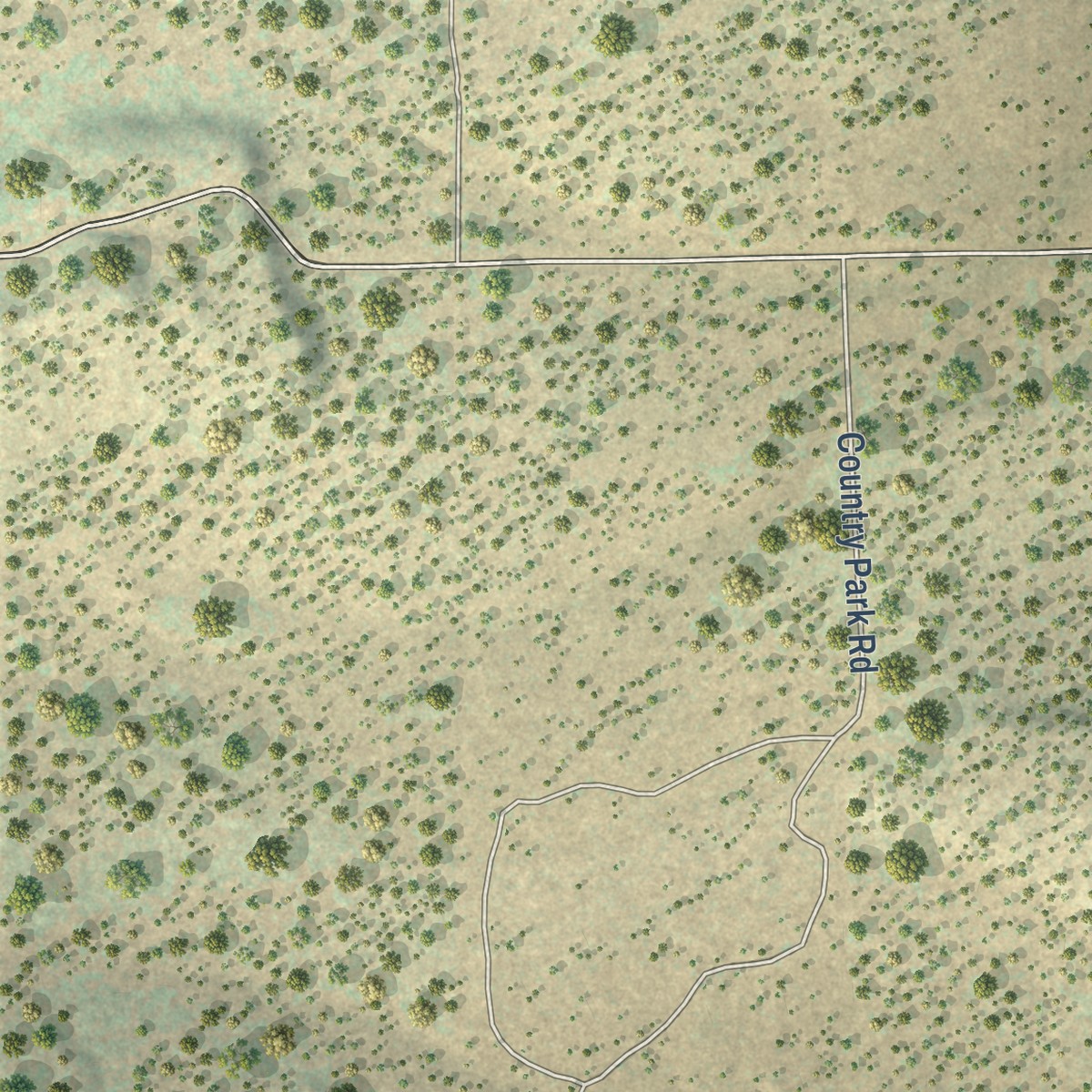 Second close-up of the map of Indian Hills, New Mexico print showing more streets and buildings