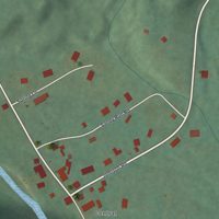 Second close-up of the map of Jamison City, Pennsylvania print showing more streets and buildings