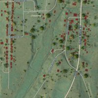 Second close-up of the map of Jonesboro, Illinois print showing more streets and buildings