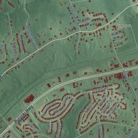 Second close-up of the map of Joppatowne, Maryland print showing more streets and buildings