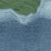 Second close-up of the map of Kasaan, Alaska print showing more streets and buildings
