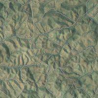 Second close-up of the map of Kasson, West Virginia print showing more streets and buildings