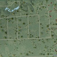 Second close-up of the map of Kenefick, Texas print showing more streets and buildings