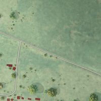 Second close-up of the map of Kettle River, Minnesota print showing more streets and buildings