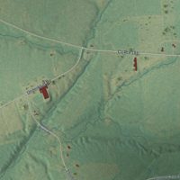 Second close-up of the map of La Fargeville, New York print showing more streets and buildings