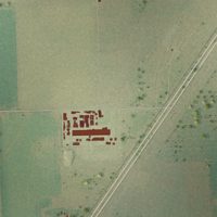 Second close-up of the map of La Paloma-Lost Creek, Texas print showing more streets and buildings