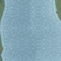Second close-up of the map of Lake Leelanau, Michigan print showing more streets and buildings