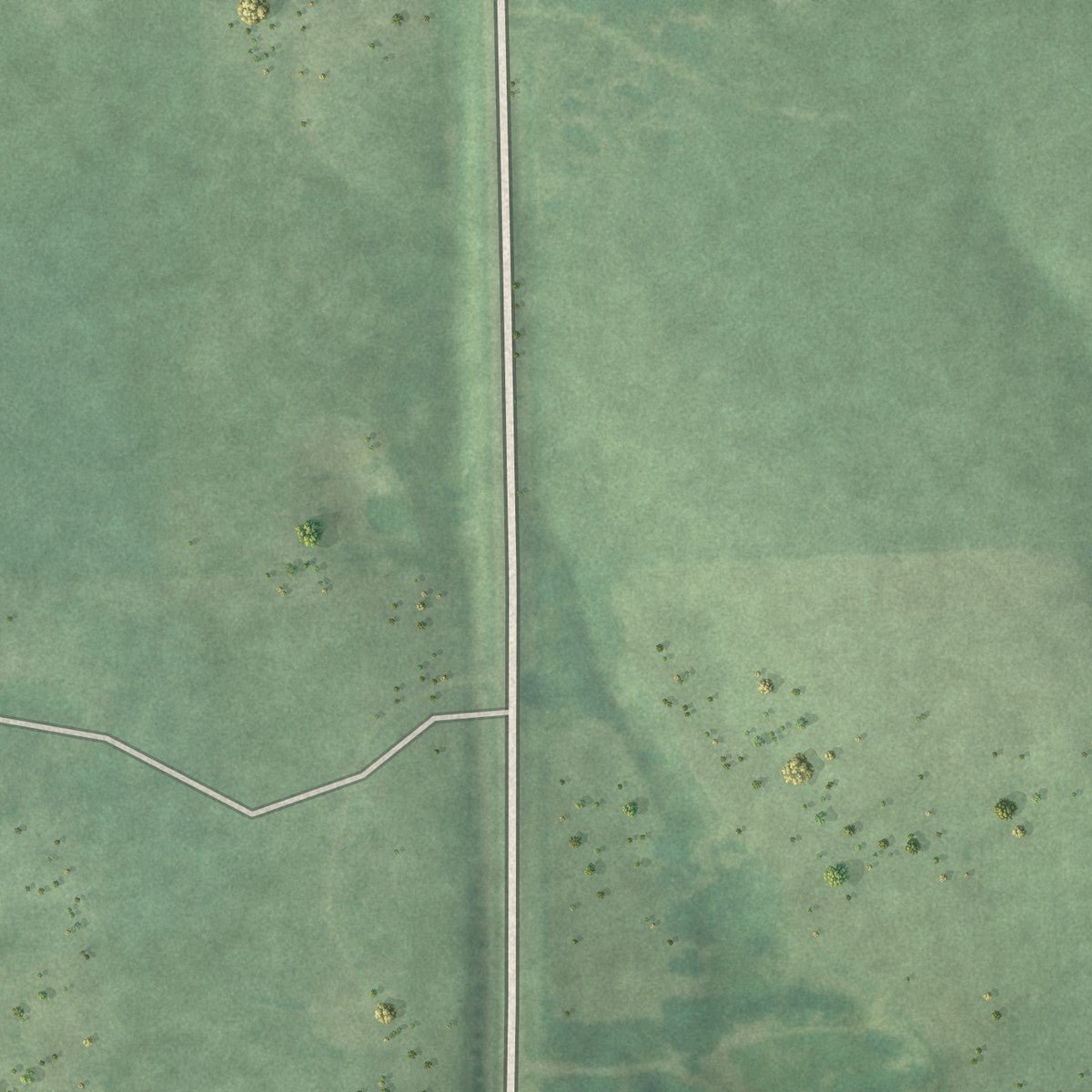 Second close-up of the map of Latham, Kansas print showing more streets and buildings
