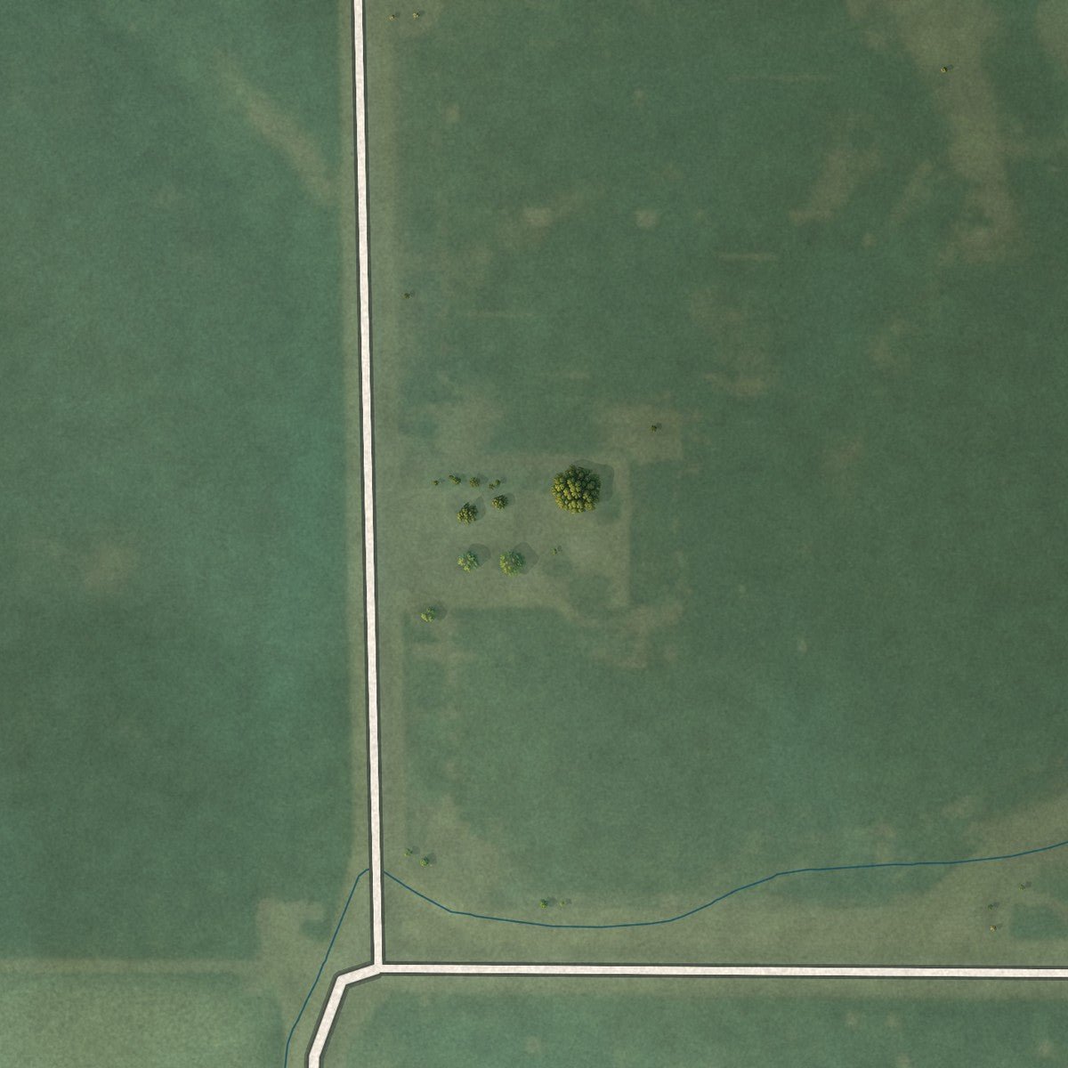Second close-up of the map of Leonore, Illinois print showing more streets and buildings