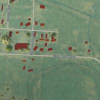 Second close-up of the map of Letha, Idaho print showing more streets and buildings