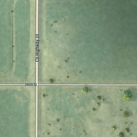 Second close-up of the map of Lewisville, Minnesota print showing more streets and buildings