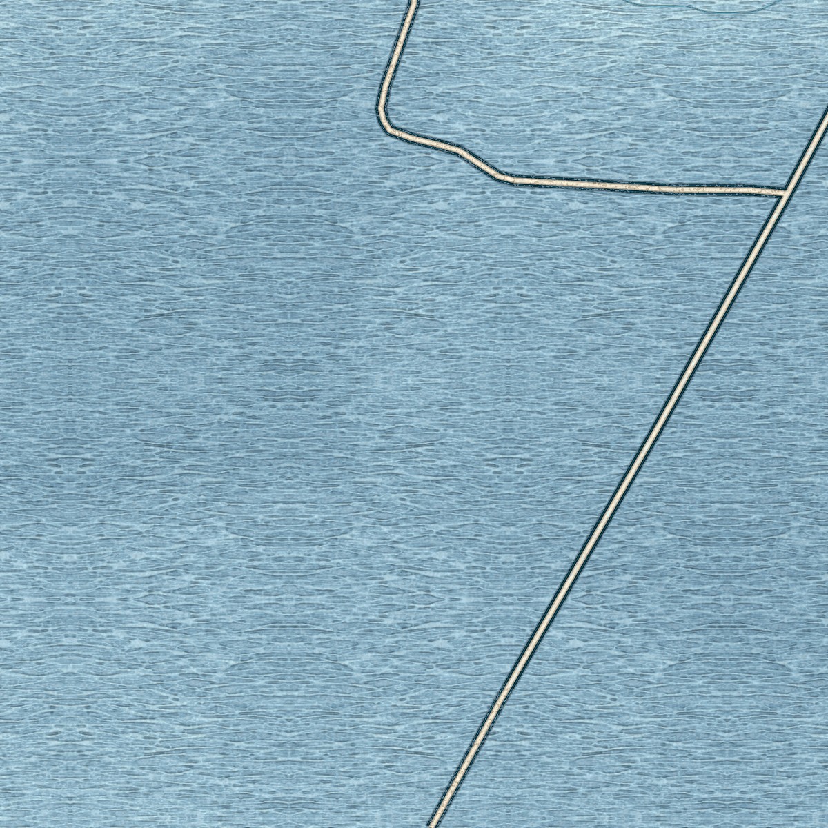 Second close-up of the map of Lisco, Nebraska print showing more streets and buildings