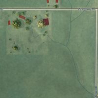 Second close-up of the map of Literberry, Illinois print showing more streets and buildings