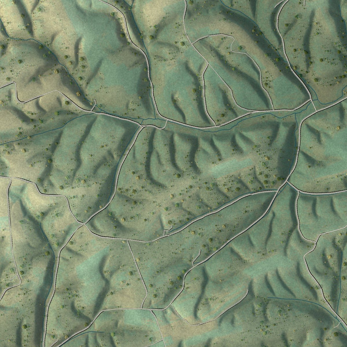 Second close-up of the map of Liverpool, Perry County, Pennsylvania print showing more streets and buildings