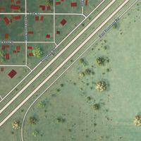 Second close-up of the map of Livingston, Illinois print showing more streets and buildings