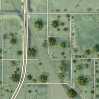 Second close-up of the map of Logan Park, Minnesota print showing more streets and buildings