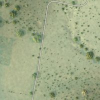 Second close-up of the map of Loma Linda West, Texas print showing more streets and buildings