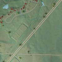 Second close-up of the map of Lynd, Minnesota print showing more streets and buildings