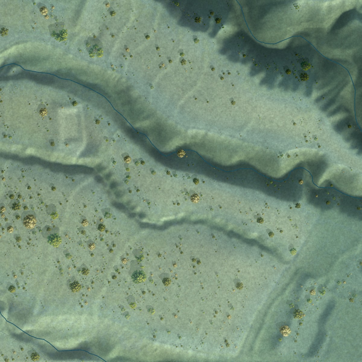 Second close-up of the map of Mahinahina, Hawaii print showing more streets and buildings