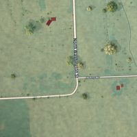 Second close-up of the map of Mapleton, Kansas print showing more streets and buildings