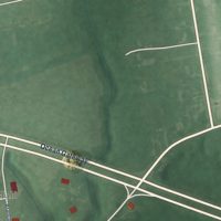 Second close-up of the map of Mardela Springs, Maryland print showing more streets and buildings