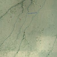 Second close-up of the map of Mariano Lake, New Mexico print showing more streets and buildings