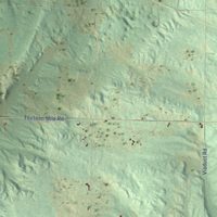Second close-up of the map of Marilla, Michigan print showing more streets and buildings