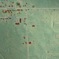 Second close-up of the map of Marion, Michigan print showing more streets and buildings