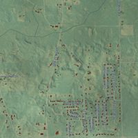 Second close-up of the map of Marshall, Calhoun County, Michigan print showing more streets and buildings