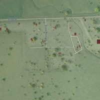 Second close-up of the map of Marty, South Dakota print showing more streets and buildings