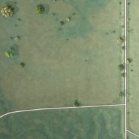 Second close-up of the map of Masonville, Iowa print showing more streets and buildings