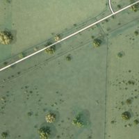 Second close-up of the map of Max, Nebraska print showing more streets and buildings