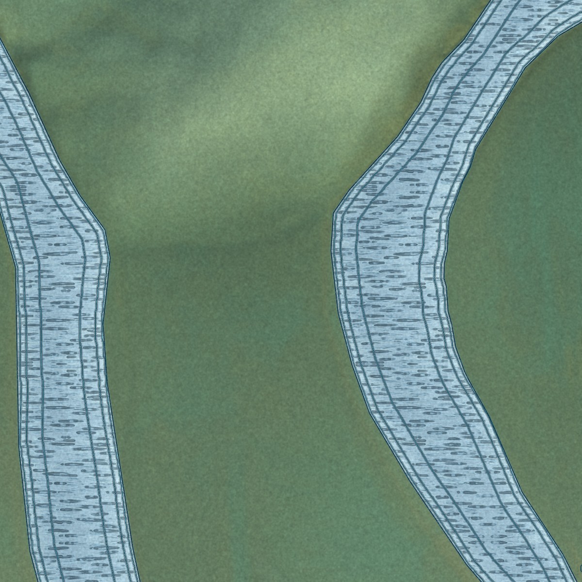 Second close-up of the map of McGrath, Alaska print showing more streets and buildings