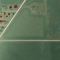 Second close-up of the map of McNabb, Illinois print showing more streets and buildings