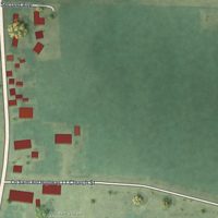 Second close-up of the map of Meire Grove, Minnesota print showing more streets and buildings