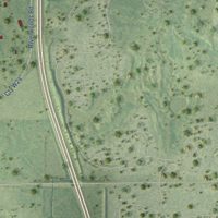 Second close-up of the map of Mettawa, Illinois print showing more streets and buildings