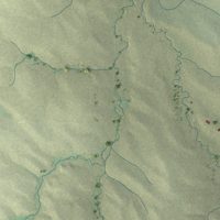 Second close-up of the map of Milesville, South Dakota print showing more streets and buildings