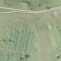 Second close-up of the map of Millbourne, Pennsylvania print showing more streets and buildings