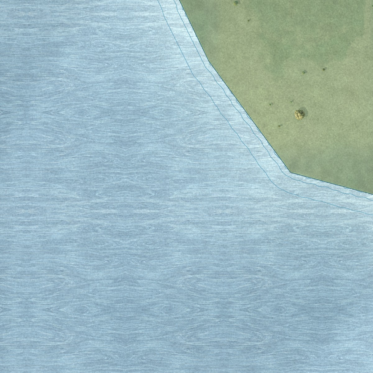 Second close-up of the map of Millerdale Colony, South Dakota print showing more streets and buildings