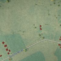 Second close-up of the map of Milwaukee, North Carolina print showing more streets and buildings