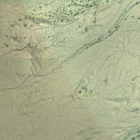 Second close-up of the map of Minersville, Utah print showing more streets and buildings