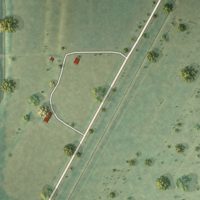 Second close-up of the map of Minturn, Arkansas print showing more streets and buildings