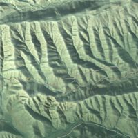 Second close-up of the map of Mira Monte, California print showing more streets and buildings