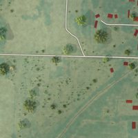 Second close-up of the map of Montrose, Missouri print showing more streets and buildings